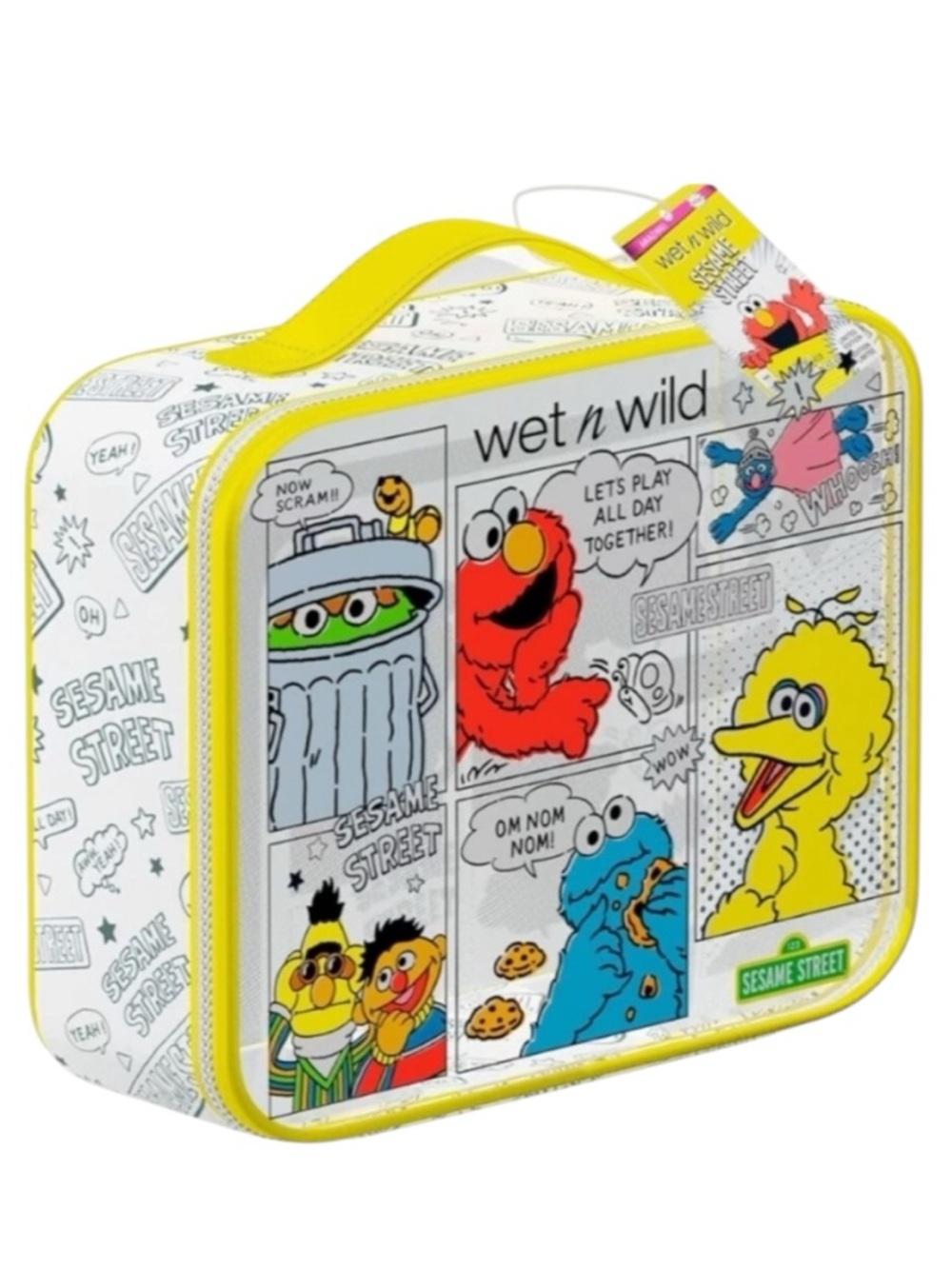 NEW Wet n Wild x Sesame Street Makeup Bag Cosmetics Carry Bag Limited Edition